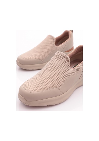 King Paolo H1255 Erkek Walk Slip Krakers Spor Ayakkabı Bej
