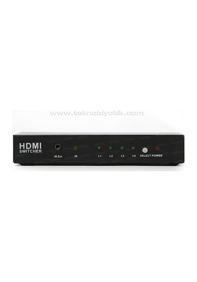Dark Full Hd 4 Giriş 1 Çıkışlı Uzaktan Kumandalı 4K Destekli Hdmı