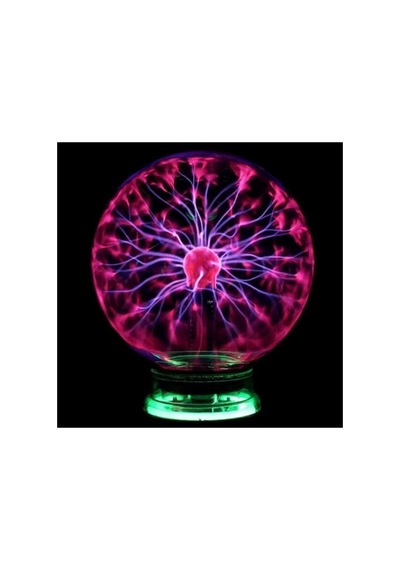Büyük Boy Plazma Küresi Tesla Plazma Lambası 25x14.5 Cm Renkli 08321667