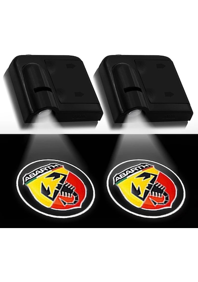 Abarth Logolu Mesafe Sensörlü Yeni Nesi Araçları Kapı Altı Led L