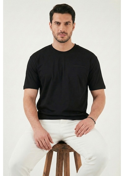 Buratti Erkek T Shirt 5904095 Siyah Siyah