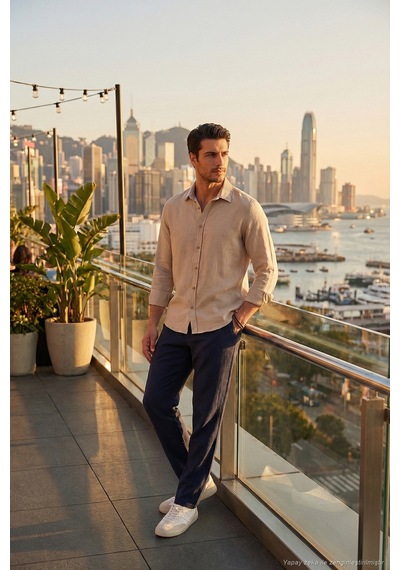 Buratti Erkek Pantolon 6689255 Lacivert Lacivert