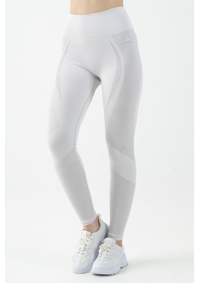 Maraton Active Slimfit Kadın Fitness Ekru Tayt 812081-ekru