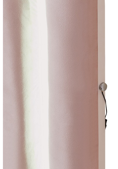Demonte Baza Seti, Valens Ledli Tek Kişilik Baza Başlık Maxi Yatak Seti, Pembe - 100x200 Cm 100 x 200