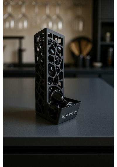 Nespresso Modern Kahve Kapsül Tutucu Siyah Çok Renkli