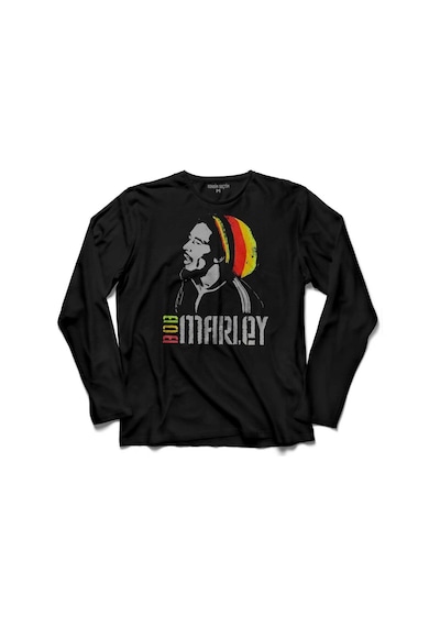 Reggae Bob Marley Müzik Kralı 2 Uzun Kollu Tişört (512929751)