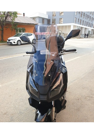 Motocam Kanuni Seha 250 Ön Cam 2022-2026 Model 75cm Füme Renkli 4mm Uzun