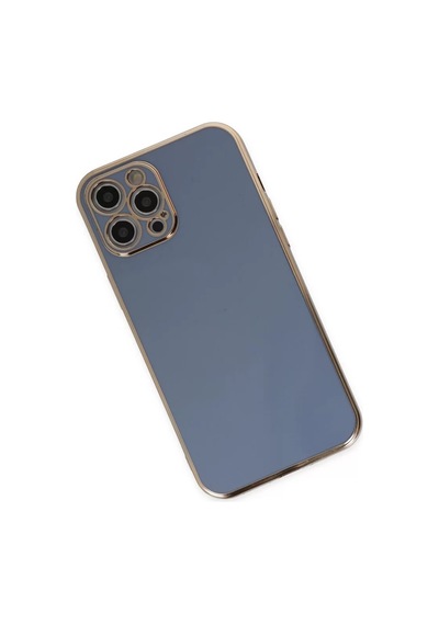Newface Apple İphone 12 Pro Kılıf Volet Silikon - Mavi