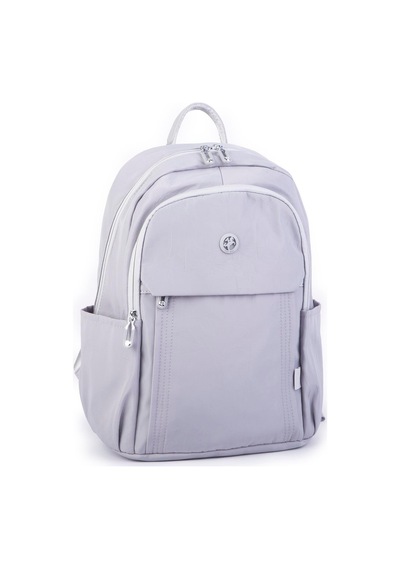 Nas Bag Unisex Su Geçirmez Çok Gözlü Extra Hafif Sportif Sırt Çantası Gri