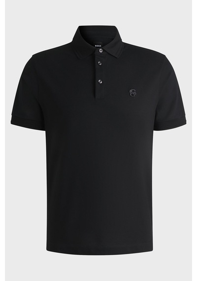 Boss Erkek Polo Yaka T Shirt 50533355 001 Siyah Siyah