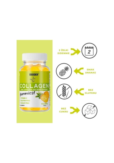 Weıder Collagen Kolajen 50 Gummies