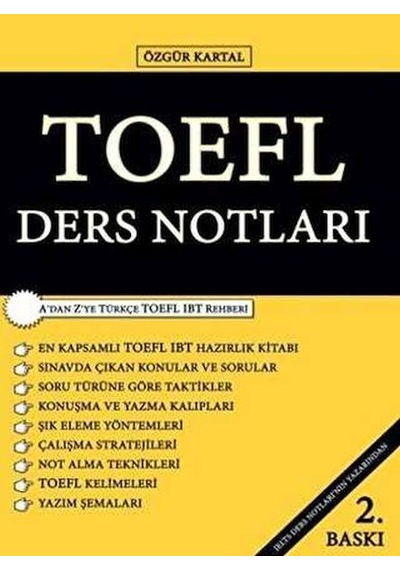 Sokak Kitapları Yayınları Toefl Ders Notları