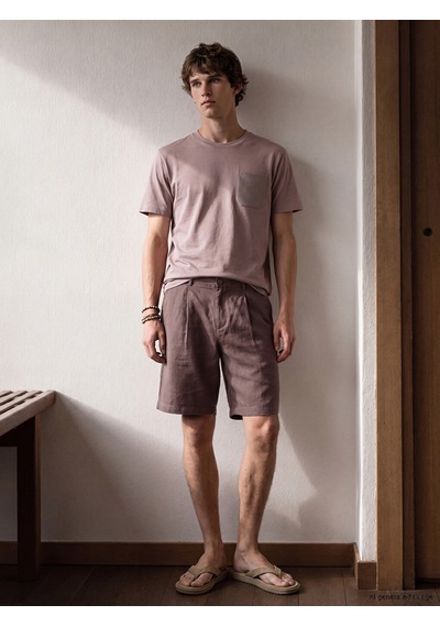 Lcw Vision Kahverengi Loose Fit Erkek Şort