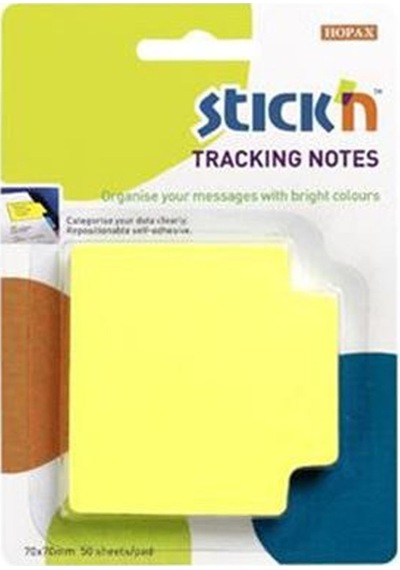 Stıckn Trackıng Notes 70x70 MM Neon Sarı 50 Yaprak Not Kağıdı 4-2