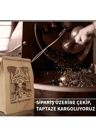 Altıncezve Günlük Taze Çekilmiş Türk Kahvesi Az Kavrulmuş 100 Gr Öğütülmüş