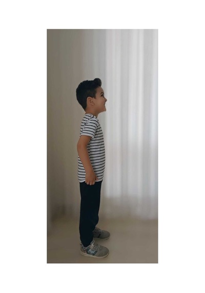 Makentmoda Çocuk Yazlık Ince Çizgili Yarım Kol T-shirt Beyaz