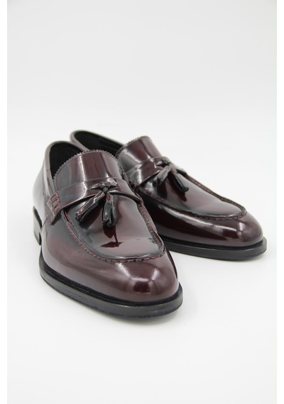 New Bota 10741 Erkek Klasik Ayakkabı - Bordo-bordo