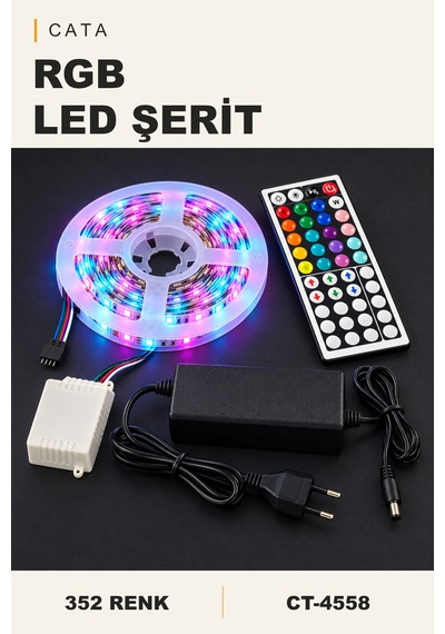 Cata Rgb Led Şerit, 352 Renk