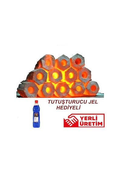 Doğal Briket 10 Kg Pres Mangal Kömürü --Video Anlatımlı-- N11.157