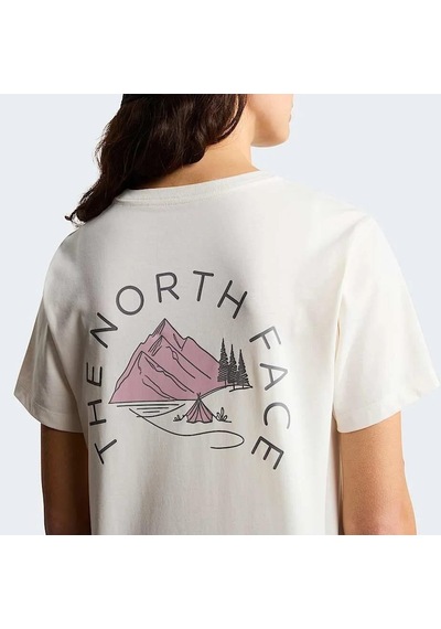 The North Face Monte Regular Ss Graphic Kadın Tişört C-the0a8ga9qlıqlı Beyaz
