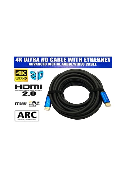5Mt V2.0 Hdtv 4K Ultra Hd 3D 60Hz 2160P Altın Kaplama Kablo