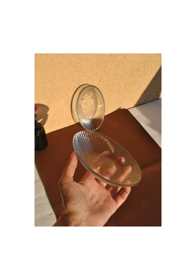 6 Adet Cam Sunum Mini Kayık Tabak Meze Tabağı 15 Cm Çerez Kasesi Şeffaf
