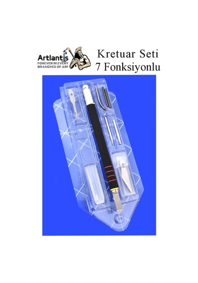 Kretuar 7 Fonksiyonlu Yedek Bıçaklı 1 Paket Hobi Maket Tasarım Neşteri Çelik Alaşımlı Paslanmaz Hassas Kesim B