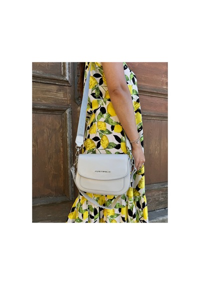 Just Polo Kadın Orta Boy Ayarlanabilir Çapraz Askılı Günlük Kullanıma Uygun El & Omuz Çantası Shoulder Bag Gri