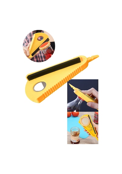 1 Adet Fonksiyonel Kavanoz Ve Şişe Kapak Açacağı Renkli
