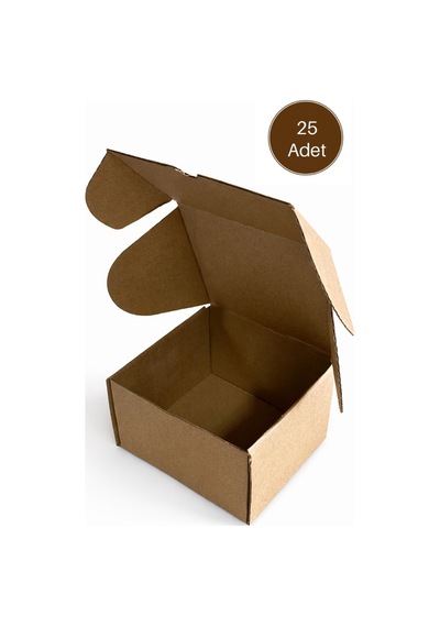 14x12x8 Cm E Dalga E-ticaret Karton Kutu , Kargo Kutusu 25 Adet 25 Adet