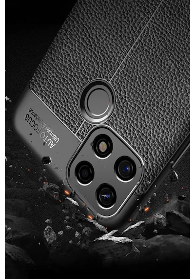 Newface Oppo A15 Kılıf Auto Focus Kapak - Siyah Diğer