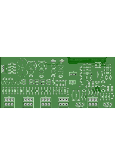 2.1 Stereo Subwoofer Ton Kontrol Preamplifier Devresi Kırmızı