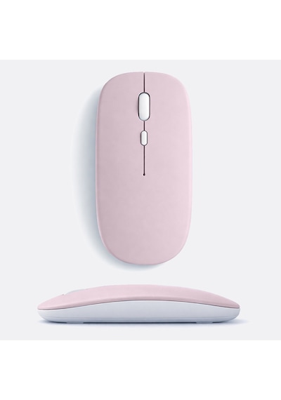 Apple Uyumlu MacBook iPad Bluetooth Şarjlı Mouse Usb Dongle Şarj Kablosu Dahil Sessiz İnce Ve Taşınabilir 13513