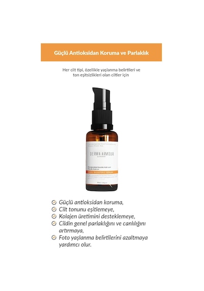 Derma Armour Ton Eşitleyici Vitamin C Serum 30 ML