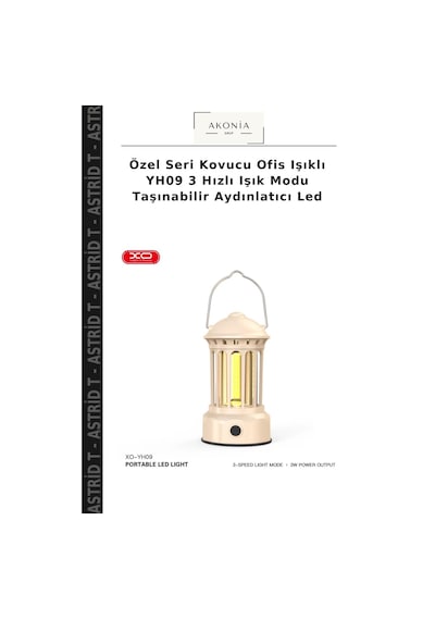 Özel Seri Kovucu Ofis Işıklı Yh09 3 Hızlı Işık Modu Taşınabilir Aydınlatıcı Led Çok Renkli