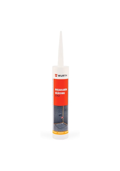 Würth Duşakabin Silikonu Şeffaf Su Geçirmez Ve Sızdırmaz 310ml Şeffaf
