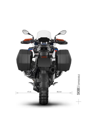 3p System Yan Çanta Demiri Bmw R1300gs Adventure W0rg15ıf Siyah