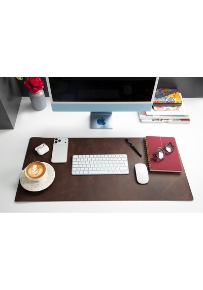 Atelier 91 Saddle Heritage Leather Desk Mat - Medium M