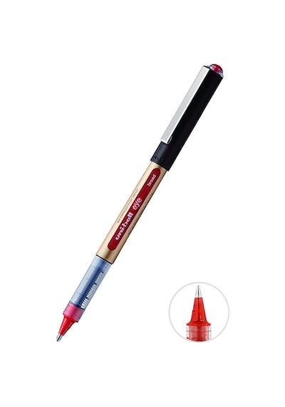 Pilot Kalem 1 Adet Uniball Eye Broad 1.0 Mm Roller Pilot Kalem Ub-150-10 Roller Uçlu Likit Mürekkepli Pilot Kalem Kırmızı