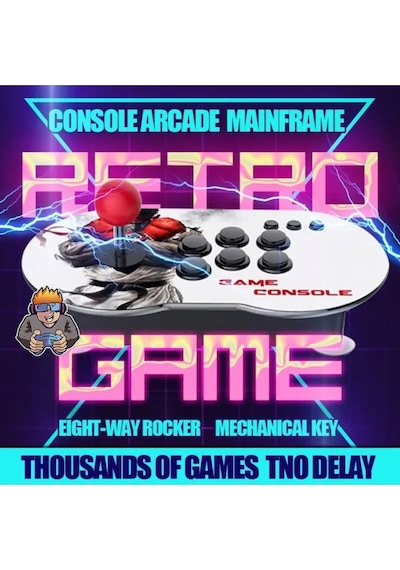 Leons Joystic Led Işıklı Oyun Konsolu Kablolu Hd Mini Konsol Kristal Topuz Game Console