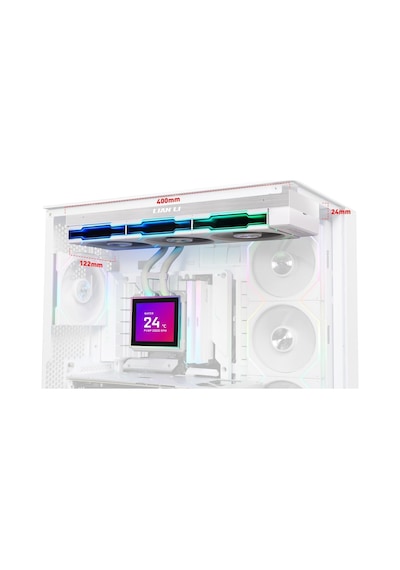 Lian Li Hydroshift Iı Lcd-s 360tl Beyaz Sıvı Soğutucu G89.ghs2lcds36tw.00
