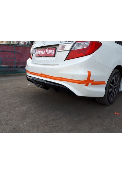 Honda Civic Fb7 2013 Custom Arka Tampon Eki ----fibersan Tuning