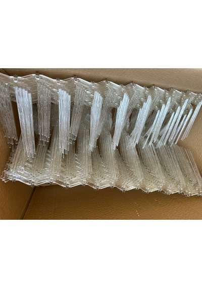 50 Adet Tekinoğlu Plastik Kuşkonmaz Şeffaf Diken 25 Metre Kuş Bariyeri, Tüylenme Önleyici Kuşsavar
