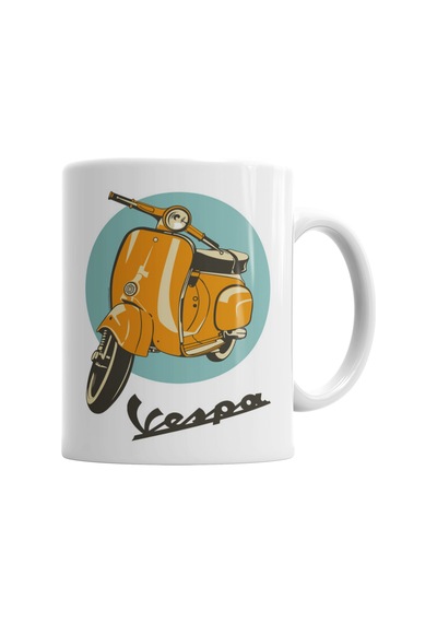 Vespa Kupa Bardak Porselen No33827 Karışık