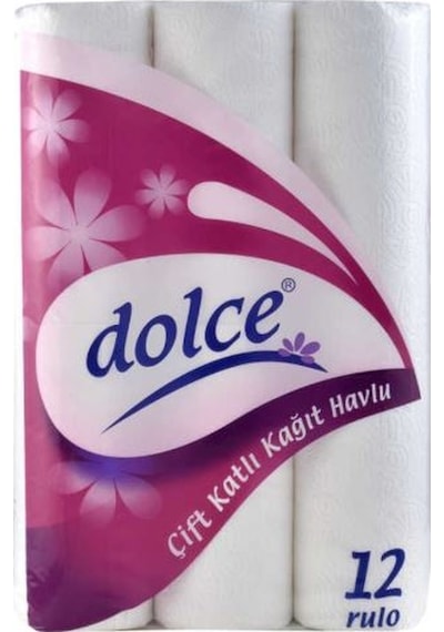 Dolce Çift Katlı Rulo Kağıt Havlu 12'li