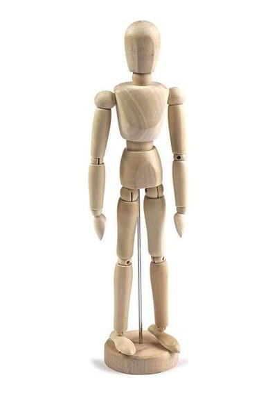 Lutart Ahşap Model Manken 20 Cm