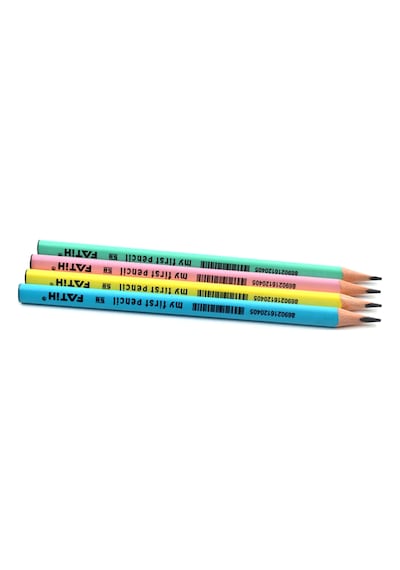 Fatih Ilk Kalemim Üçgen Jumbo Pastel 4'Lü