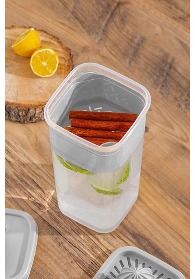 Porsima 06-1109 Detoks Sürahi & Limonluk Şeffaf 1,5 L - Gri