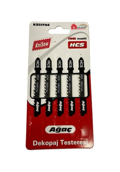 Knisaw 51744 Ahşap Testere Bıçağı 5 Parça