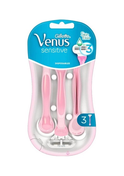 Gillette Venüs Hassas Kadın Tıraş Bıçağı 3'lü 2'li Avantaj Paketi Mıchu